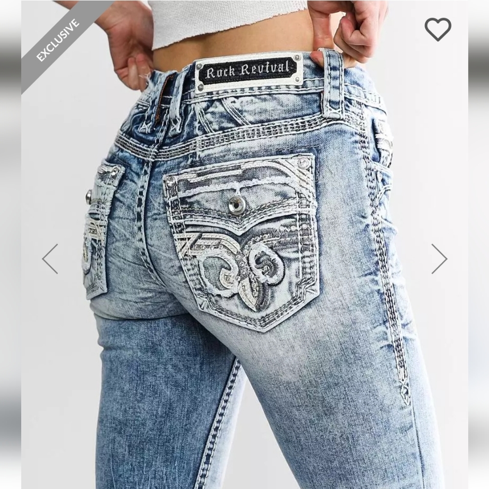 Rock Revival Boot Stretch Jeans - Size 32